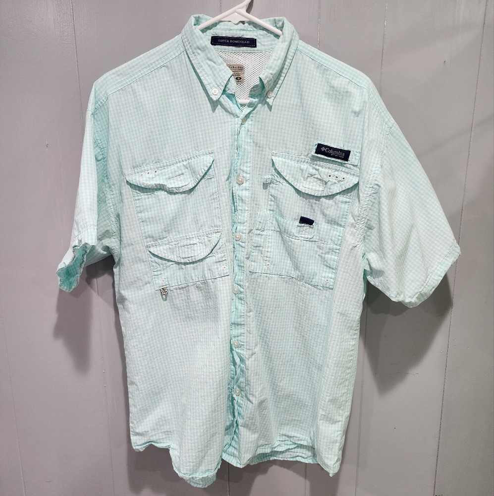 Columbia Men's Standard Super Bonehead Classic Short Sleeve Shirt Sizes Medium